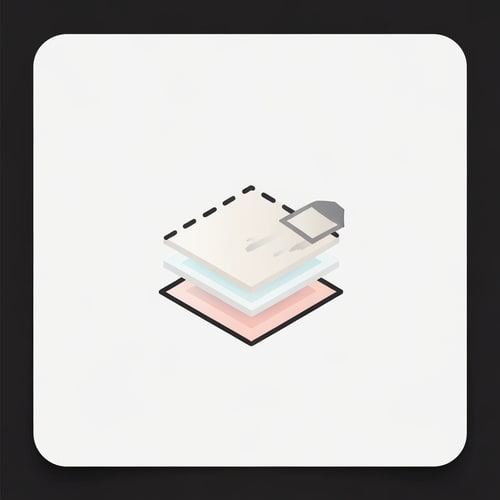 AI Design for “Create a modern, minimalistic logo symbol representing image background removal. Use a clean, professional style with a unique abstract icon or symbol — such as a cut-out effect, dashed selection lines, eraser stroke, magic-wand tool shape, or layered shapes separating foreground from background. The logo should visually communicate precision, clarity, and digital editing. Use smooth geometric shapes, soft gradients or flat colors, and ensure it works well in both light and dark backgrounds. Do NOT include any text or website name — only an iconic symbol that represents image background removal.”