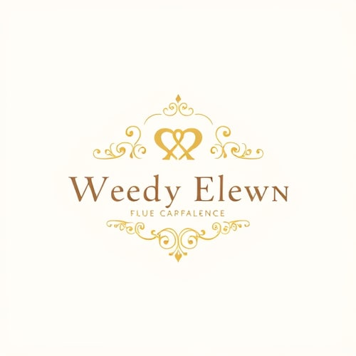 AI Design for SF font logo in for wedding function