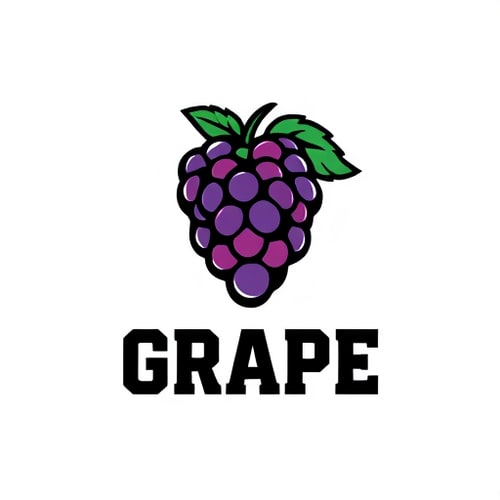 AI Design for streetwear brand clothes nemae of the brand is GRAPE create a simple logo