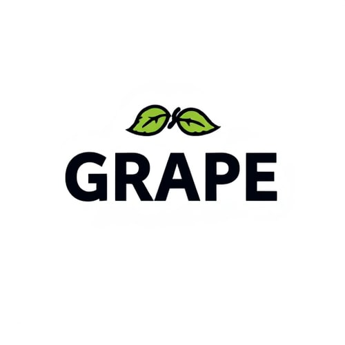 AI Design for streetwear brand clothes nemae of the brand is GRAPE create a simple logo wihout text minimalistic