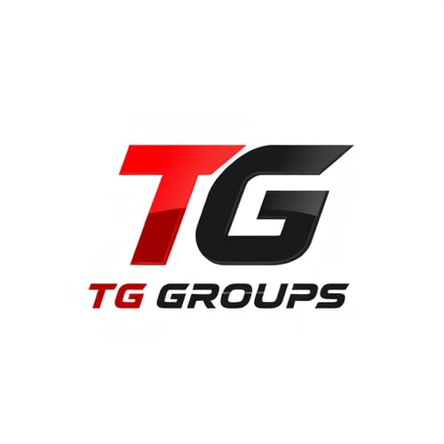 AI Design for Dynamic 3D logo for T G Groups: A compact, sporty, and dynamic 3D logo concept featuring the letters "TG" integrated with a stylized shoe sole symbol. The design should convey movement and energy, with subtle motion lines emanating from the logo. Color palette of vibrant red and deep black, with bold, modern, and slightly italicized typography to enhance the sporty feel. Design inspiration from sports branding and urban streetwear, with a focus on clean lines and a futuristic aesthetic. Visual execution should showcase depth and reflection, with a subtle gradient within the red elements. Background type: a clean, minimalist white or dark grey.