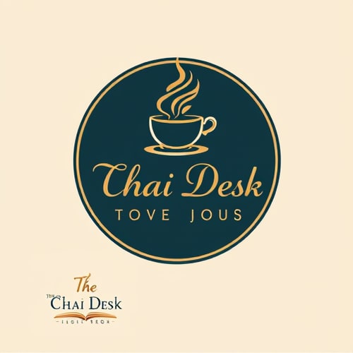 AI Design for Emblem for a classy high-street tea stall named "The Chai Desk": A stylized teacup with delicate steam forming elegant script, set within a circular crest. Muted gold, deep emerald green, and cream., Serif font with a subtle vintage flair. Design inspired by Art Deco and classic British tea houses, with clean lines and intricate detailing. A subtle texture resembling fine parchment. Transparent background. Letterform for a sophisticated tea stall named "The Chai Desk": The initials "TCD" artfully interwoven with subtle tea leaf motifs. Sophisticated navy, warm ochre, and a touch of rose gold., Elegant, slightly condensed sans-serif. Design drawing from modern minimalism and subtle Asian influences, focusing on balance and harmony. Clean, crisp lines with a subtle sheen. Transparent background. Pictorial for a chic high-street tea stall named "The Chai Desk": An abstract representation of a steaming teacup with elegant wisps of smoke curving to form the words "The Chai Desk". Earthy tones of terracotta, soft beige, and a hint of charcoal., Modern, clean sans-serif with rounded edges. Design influenced by contemporary Scandinavian aesthetics and the warmth of a cozy cafe. Subtle gradient effects within the steam. Transparent background. Minimalist for a refined high-street tea stall named "The Chai Desk": A single, elegant line drawing of a teacup and saucer with a small, subtle tea leaf incorporated into the handle. Black, white, and a sophisticated metallic silver., Thin, geometric sans-serif. Design leaning towards Japanese minimalism and a sense of understated luxury. Precise and delicate linework. Transparent background. Illustrative for a charming high-street tea stall named "The Chai Desk": A whimsical illustration of an open book with a teacup resting on its pages, suggesting a place for reading and relaxation. Warm sepia tones, creamy off-white, and a deep burgundy., Hand-drawn, slightly irregular serif font. Design inspired by vintage book illustrations and a cozy literary atmosphere. Soft, textured shading. Transparent background. Abstract for a contemporary high-street tea stall named "The Chai Desk": Geometric shapes representing interlocking tea leaves and abstract forms of steam, creating a sense of warmth and connection. Rich amber, deep indigo, and a clean, bright white., Bold, geometric sans-serif. Design influenced by abstract expressionism and modern branding, emphasizing energy and sophistication. Sharp edges and smooth transitions. Transparent background. Wordmark for a stylish high-street tea stall named "The Chai Desk": The name "The Chai Desk" rendered in a custom script font that flows like steam, with a subtle tea leaf accent on one of the letters. Rich chocolate brown, soft cream, and a touch of brushed copper., Flowing, custom script font. Design inspired by calligraphy and the art of brewing, evoking a sense of artisanal quality. Delicate flourishes and variations in line weight. Transparent background. Emblem for a premium high-street tea stall named "The Chai Desk": A classic crest featuring crossed teacups and a banner with the brand name. Deep navy, classic gold, and a subtle hint of ivory., Traditional serif font with ornate detailing. Design drawing from traditional heraldry and a sense of established quality. Detailed linework and a slightly embossed feel. Transparent background. Pictorial for a modern high-street tea stall named "The Chai Desk": A stylized silhouette of a modern teahouse facade with a subtle steam effect rising from the roof. Sleek charcoal grey, crisp white, and a pop of vibrant teal., Modern, geometric sans-serif. Design influenced by architectural aesthetics and urban chic. Clean, sharp lines and a sense of depth. Transparent background. Letterform for a chic high-street tea stall named "The Chai Desk": A stylized "C" and "D" cleverly integrated to resemble a teacup handle and saucer. Soft blush pink, muted grey, and a metallic rose gold., Delicate, modern sans-serif with a slight feminine touch. Design inspired by contemporary fashion and understated elegance. Subtle curves and a refined balance. Transparent background.
