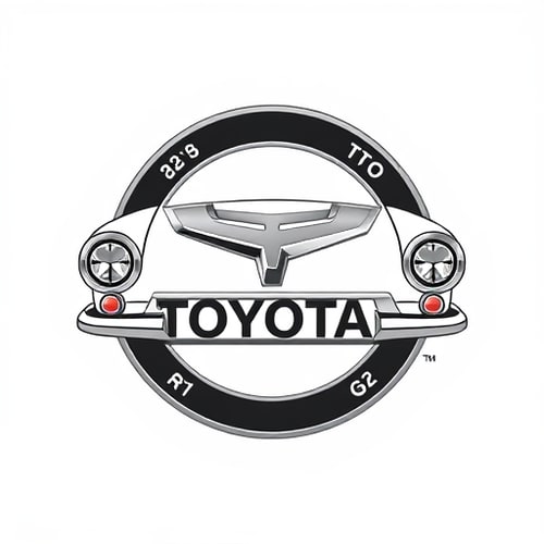AI Design for design a logo same as toyota corona 1960's model logo