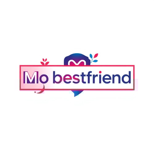 AI Design for make "Mo Bestfriend" which is media channel where we put all business news and world news and all trend topic make with a genz ferriendly style and trendy look