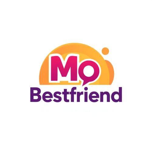 AI Design for make "Mo Bestfriend" which is media channel where we put all business news and world news and all trend topic make mo big and Bestfriend little