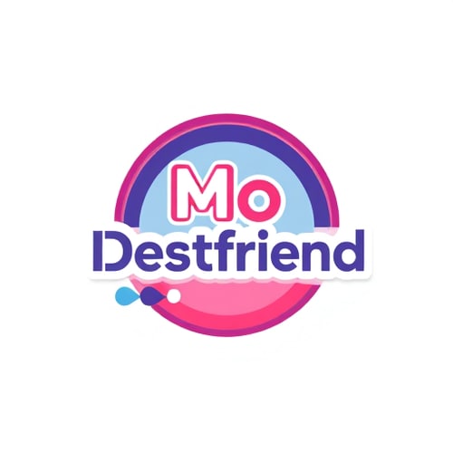AI Design for make "Mo Bestfriend" which is media channel where we put all business news and world news and all trend topic make with a genz ferriendly style and trendy look