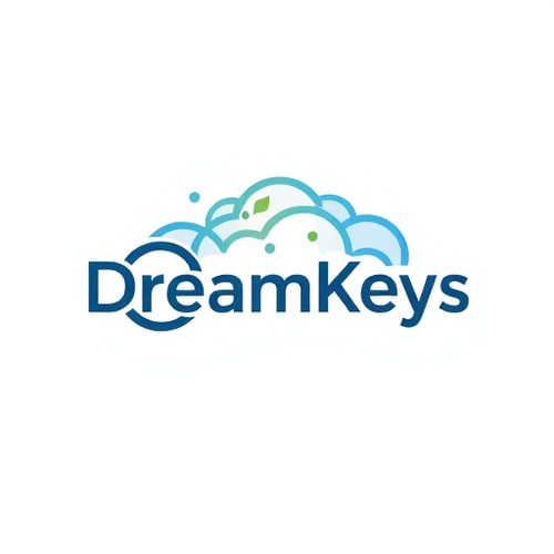 AI Design for Dream + keys= Dreamkeys logo Dreamkeys it sholud like key