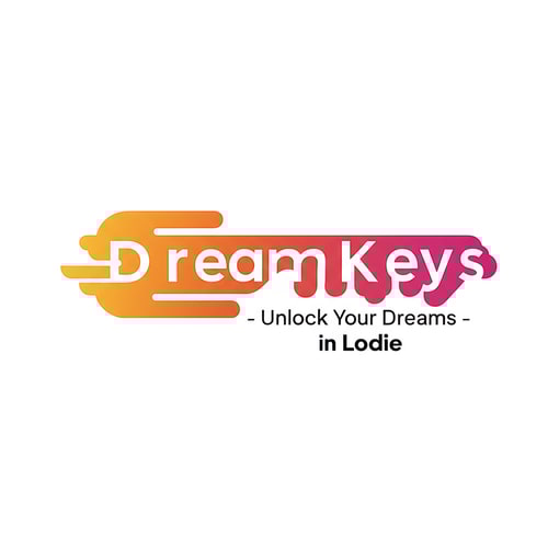 AI Design for unlock Your Dreams - in black text