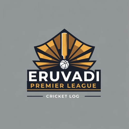 AI Design for ERUVADI PREMIER LEAGUE - CRICKET LOGO