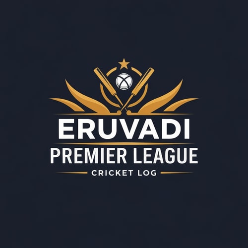 AI Design for ERUVADI PREMIER LEAGUE - CRICKET LOGO