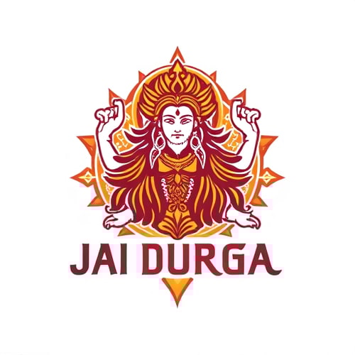 AI Design for jai durga shakti youth make this as logo design