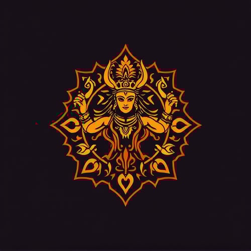 AI Design for jai durga shakti youth convert this into logo design
