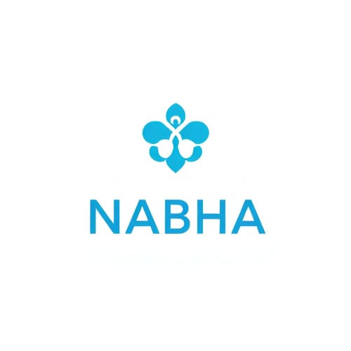 AI Design for i want to make a logo named "NABHA".the logo will be related to medicine and heath related app logo .so make a decend logo for me