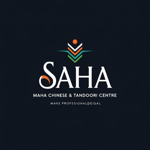 AI Design for make a logo for "Saha Chinese and Tandoori Centre"
