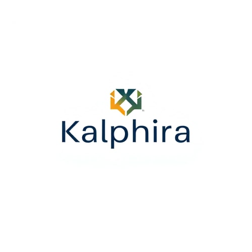 AI Design for Design a unique, modern, and minimal logo for a brand named Kalphira. The style should be clean, elegant, and memorable. Incorporate abstract or geometric elements that represent creativity, vision, and innovation. The logo should feel premium and futuristic, with balanced typography and a symbol that works well in both color and monochrome. Make it versatile for digital, print, and branding purposes