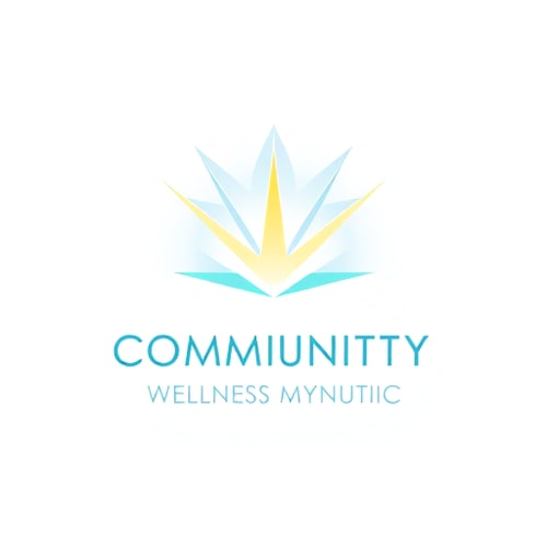 AI Design for Logo design for "Community Wellness Polyclinic".
Concept: A futuristic beacon of light radiating outward, symbolizing guidance, unity, and holistic care.
Abstract shape of light waves or a cone of energy emerging from a central source.
Minimal, sleek, glowing style with gradients of turquoise, blue, and soft gold.
Represents modern wellness and community strength.
Typography: futuristic sans-serif, bold yet calm.
No medical symbols. Flat vector logo with depth through light.