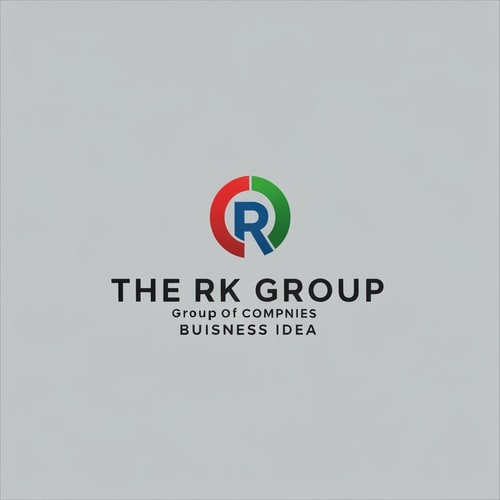 AI Design for Create A Logo Name "THE RK GROUP" Group Of Compnies Buisness Idea