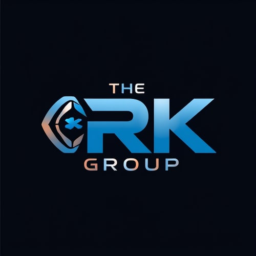 AI Design for Create A 3D Logo With Name "THE RK GROUP" "GROUP OF COMPNIES" Buisness Theme