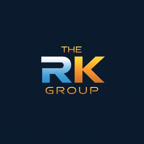 AI Design for Create A 3D Logo With Name "THE RK GROUP" "GROUP OF COMPNIES" Buisness Theme