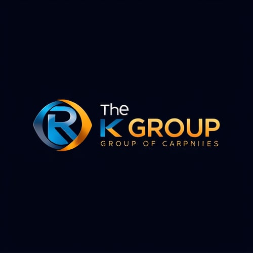 AI Design for Create A Attractive 3D Logo With Name "THE RK GROUP" "GROUP OF COMPNIES" Buisness Company