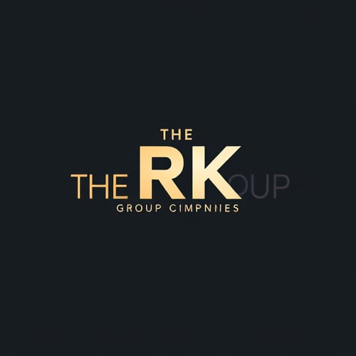 AI Design for Create A Attractive Logo With Name "THE RK GROUP" "GROUP OF COMPNIES" Buisness Theme