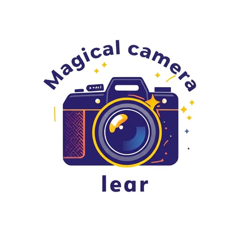 AI Design for write text to inside the image of camera
and text is magical camera in stylish way