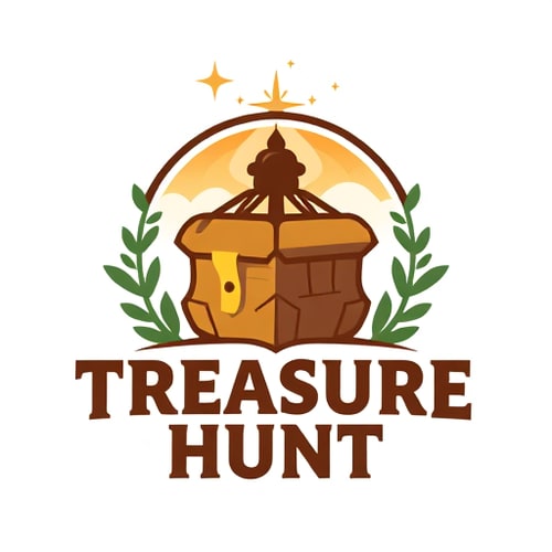 AI Design for treasure hunt icon png