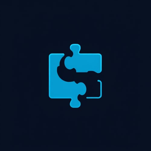 AI Design for code puzzle icon png
