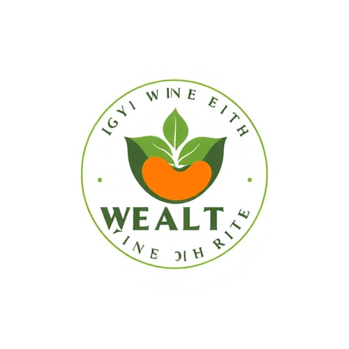 AI Design for health wealth logo, it is a restaurant that sells healthy foods, for gym people