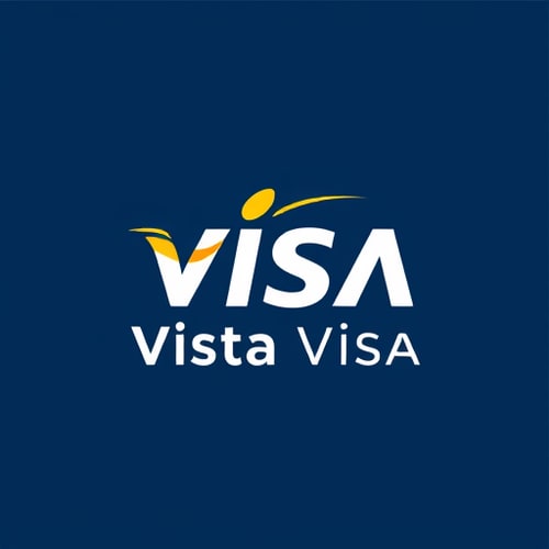 AI Design for Vista Visa Consultancy Logo generate
