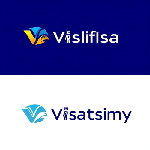 AI Design for Vista Visa Consultancy Logo generate