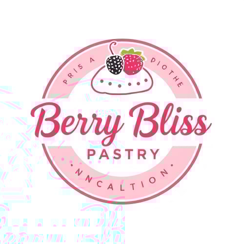 AI Design for Berry Bliss Pastry