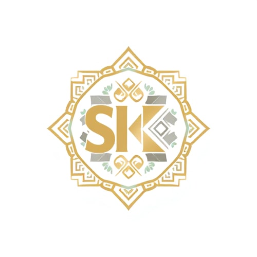 AI Design for i have a shop of tile marble granite and sinkware name of my shop is shree kailash marble now i want you to make a logo for it as a name of sk add tiles granite marble sinkware in the logo 