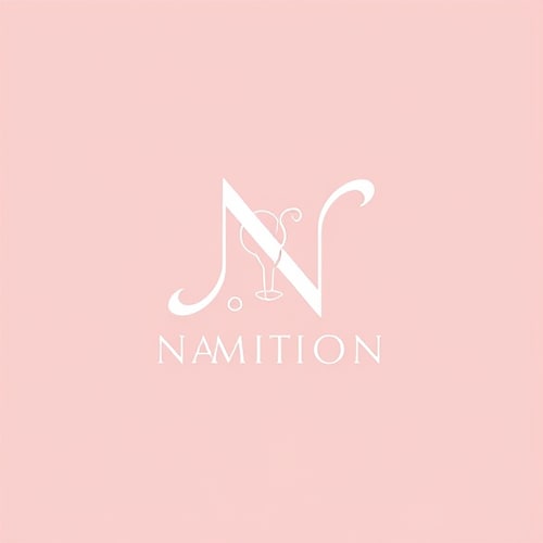 AI Design for "Design a modern and elegant logo for a ladies’ clothing brand using the letter 'N'. The 'N' should be creatively transformed into a stylish feminine icon, incorporating subtle curves and soft details that represent fashion and sophistication. Use a color palette of blush pink, white, and soft grey. The logo should feel chic, minimalist, and luxurious, suitable for apparel branding. Include a version with the letter 'N' as the main focus, possibly integrating abstract shapes or fashion-related motifs like fabric folds, hangers, or dress outlines. Ensure the design is clean, versatile, and easily recognizable for both digital and print use. Look like attaced ladies icon. i want to add ladies icon with word of N