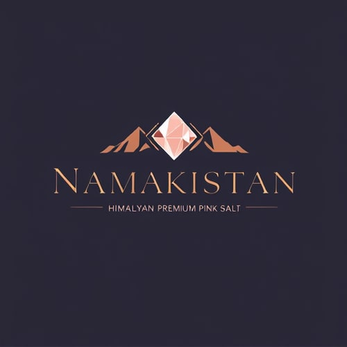 AI Design for “Create a unique and premium logo for a company named Namakistan with the tagline Himalayan Premium Pink Salt. The design should be minimal, modern, and luxurious. Use the color code #f8cdc7 as the main theme. Explore creative styles such as:A crystal-inspired icon symbolizing Himalayan pink salt.Abstract mountain shapes to represent the Himalayas.Elegant typography with subtle natural elements.The logo must look professional, memorable, and suitable for premium product packaging.”