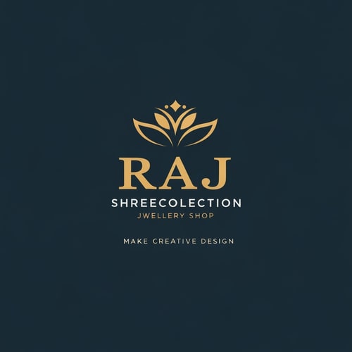 AI Design for RAJ SHREECOLLECTION (Jwellery shop) make a creative logo