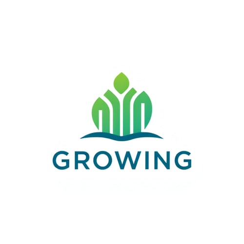 AI Design for create me a logo that is for growing finance the logo look like growing