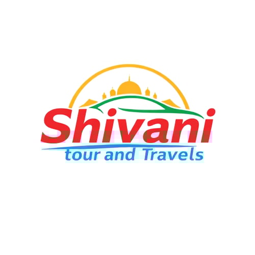 AI Design for this is my business name " shivani tour and travels " which is cab service provide genereate a logo (option) for my busniess , add graphic releted to car generate in 5 option