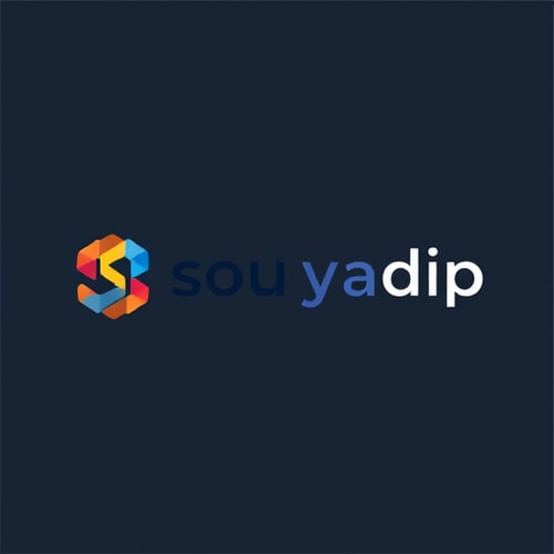 AI Design for logo name soumyaadip for web developer