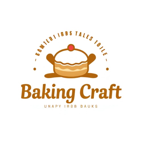 AI Design for "baking craft" company name this is it solutions company make it solution relate logo