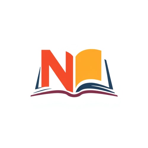 AI Design for i need a letter N and Book logo design, keep it simple and creative