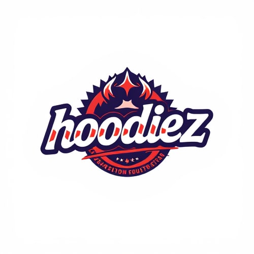 AI Design for Create a logo for my Hoodie brand named 'hoodiez' , it should have a retro type design, also it should show confidence and boldness. Keep it simple and branded.