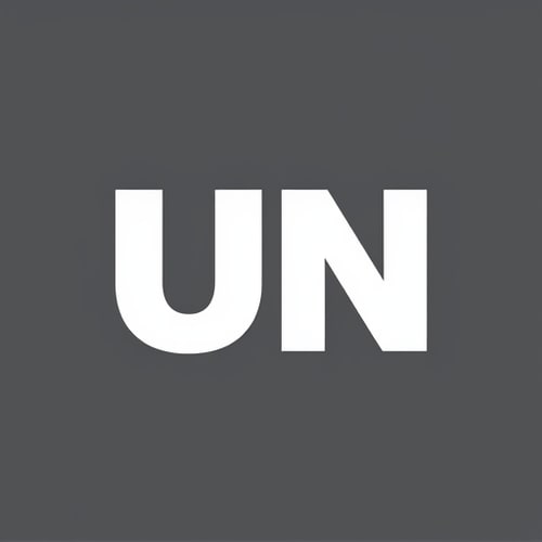 AI Design for Design a logo of clothing brand with the letters UN