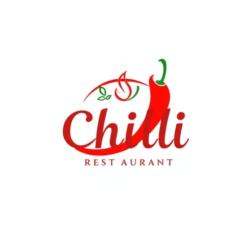 AI Design for Design a logo for my hotel which has spicy menu the name of the hotel is Chilli Restaurant