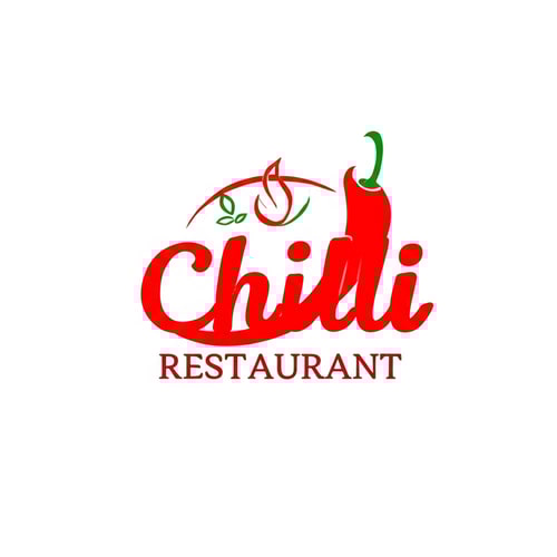 AI Design for Change the spelling into Chilli restaurant