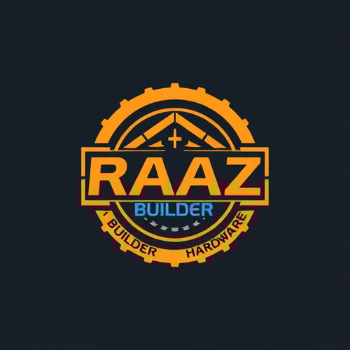 AI Design for Raaz Builder and hardware logo