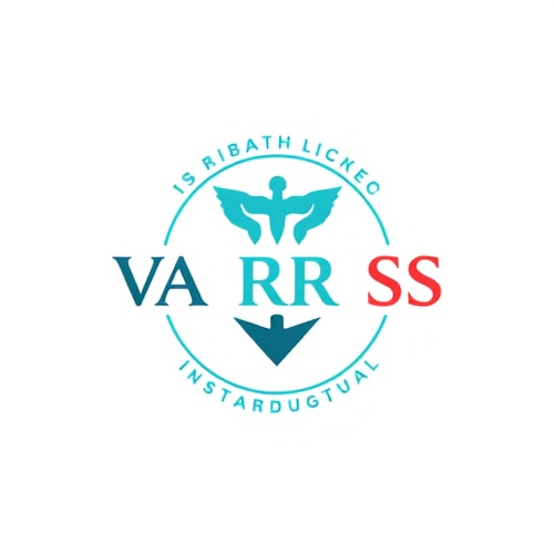 AI Design for Make a logo for a medico instagram page with initials VA RR SS