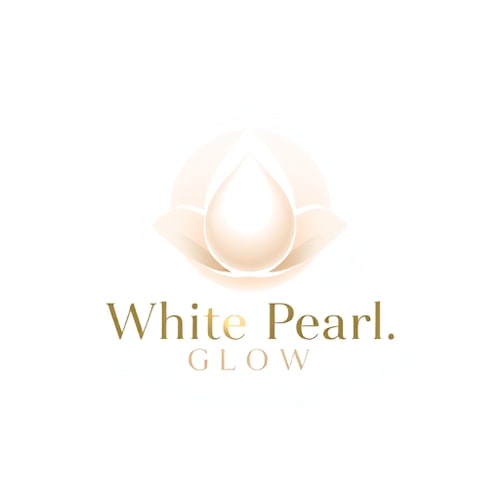 AI Design for Create a simple and creative logo for a beauty and skincare brand named White Pearl Glow. The logo should feature a clean, modern pearl symbol with a soft glowing aura around it, kept minimal without extra details. Use smooth curves and subtle gradients to give a premium and elegant feel. The typography should be sleek and modern, with ‘White Pearl Glow’ written in a clear, minimal font. Use a soft color palette of white, pearl tones, and a hint of gold or silver for elegance. Background plain white.