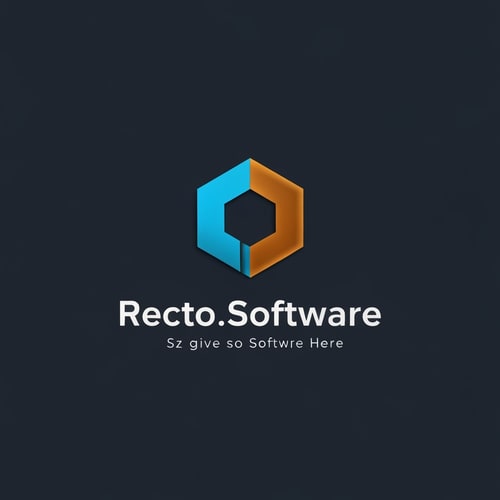 AI Design for hii i plan to start a software company that company name is Recto.Software so plz give me 4logo related to software