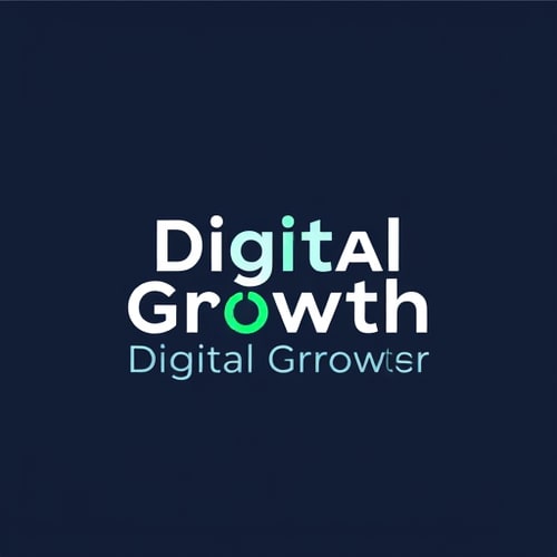 AI Design for design a logo for a digital marketing services company named " Digital Growth by Bhalekar".